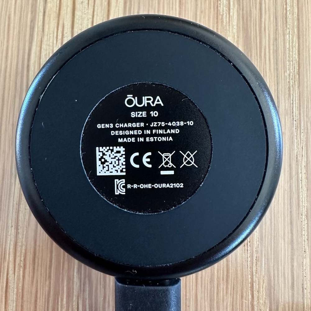 Oura Gen 3 Size 10 Charger
